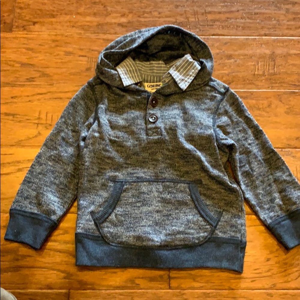 Boys collared hoodie